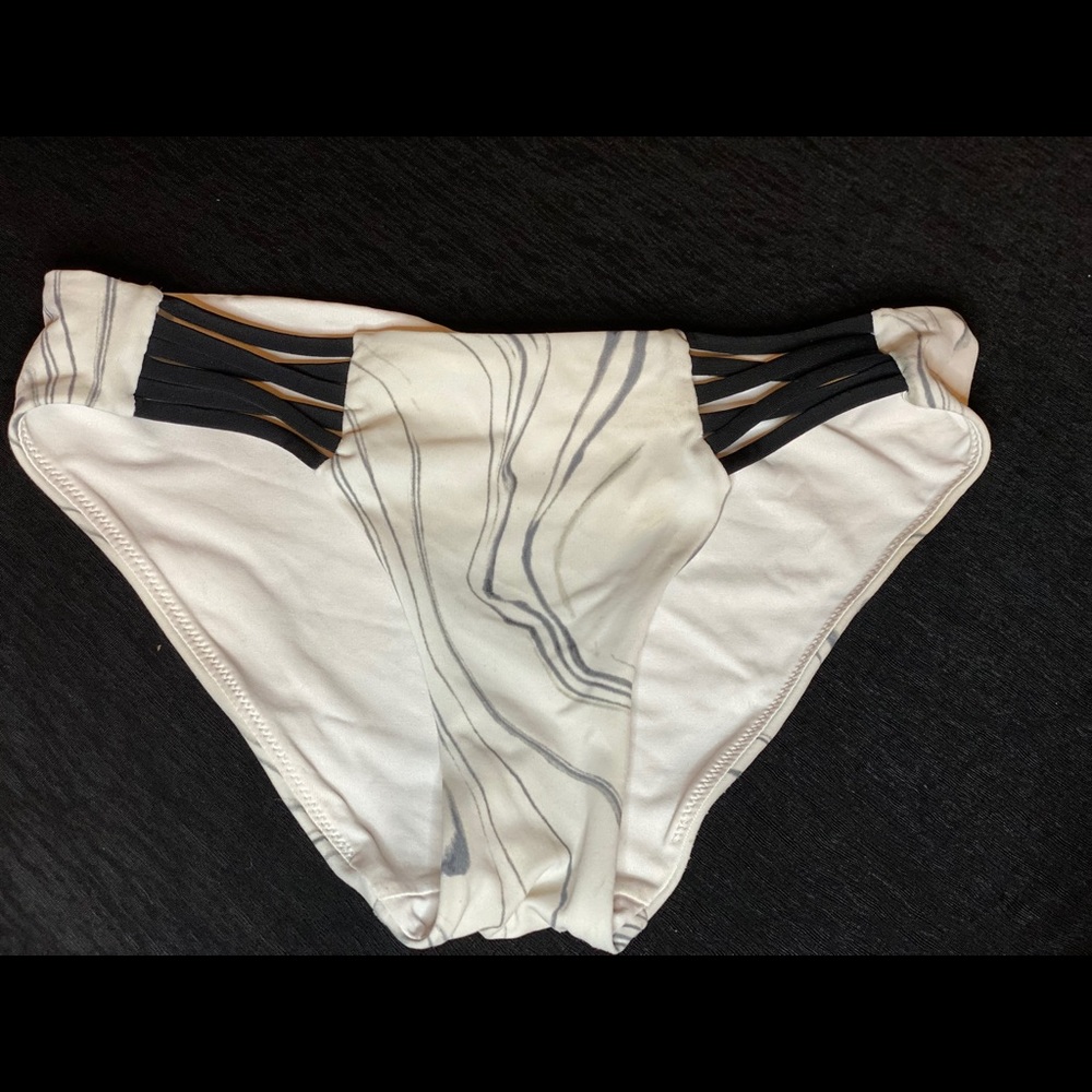 Marble print Victoria’s Secret bikini bottoms